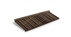 Лист композитной черепицы Metrotile WoodShake айрон-барк GL 255236