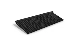 Лист композитной черепицы Metrotile WoodShake черный GL 255247