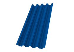 Профнастил Н75R Grand Line 0,7 ПЭ RAL 5005 сигнальный синий GL 9284