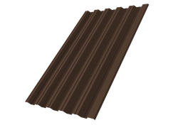 Профнастил НС35R Grand Line 0,45 ПЭ двухсторонний RAL 8017 шоколад GL 46426