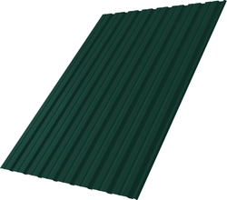 Профнастил С10R Grand Line 0,5 Сатин RAL 6005 зеленый мох GL 55223