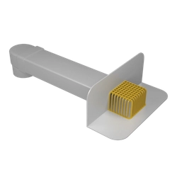 Воронка парапетная ПВХ Termoclip 65х100х550мм с отводом Ø100мм GL 753650