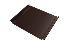 Кликфальц Double Pro Grand Line 0,5 Атлас с пленкой на замках RAL 8017 шоколад GL 718323
